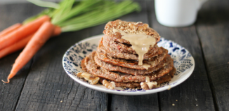 Daily Recipe Inspiration Nutrition Stripped Carrot Cake Tahini Recipe feat image